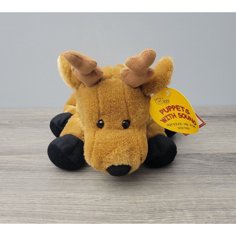 Ron Banafato Inc Reindeer Puppet with Sound Jingle Bells